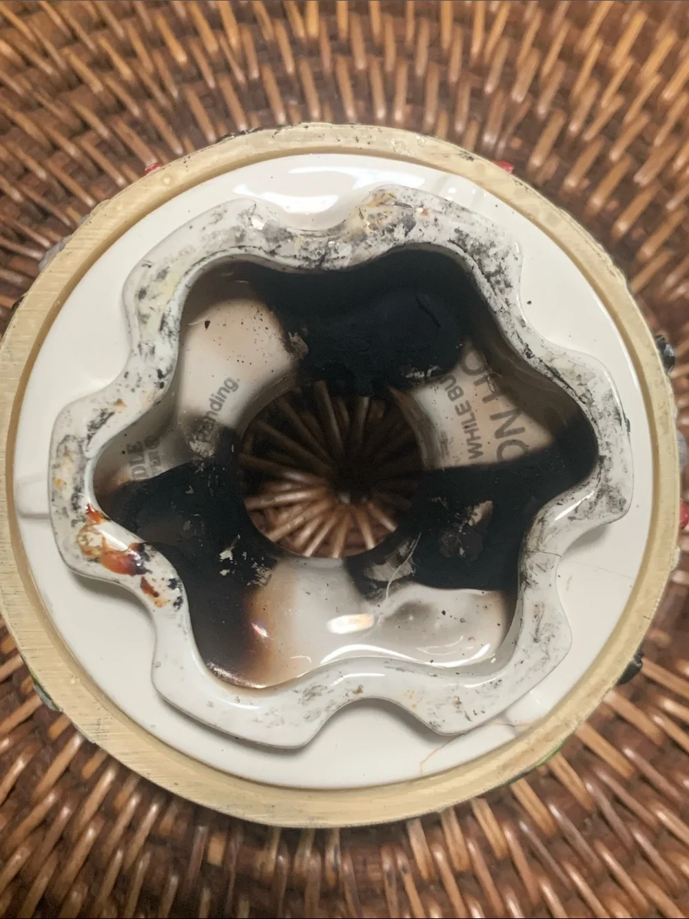 Decorative cat candle topper